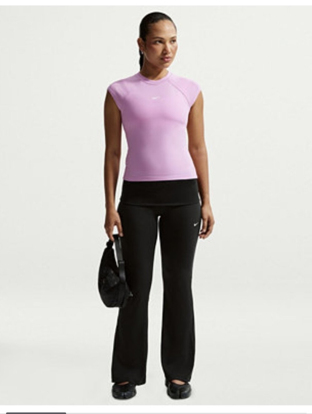 Nike ActiveWear Chill Knit Mid Rise Tight Ribbed Pants NWT $75